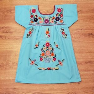 Mexican embroidered peasant blouse